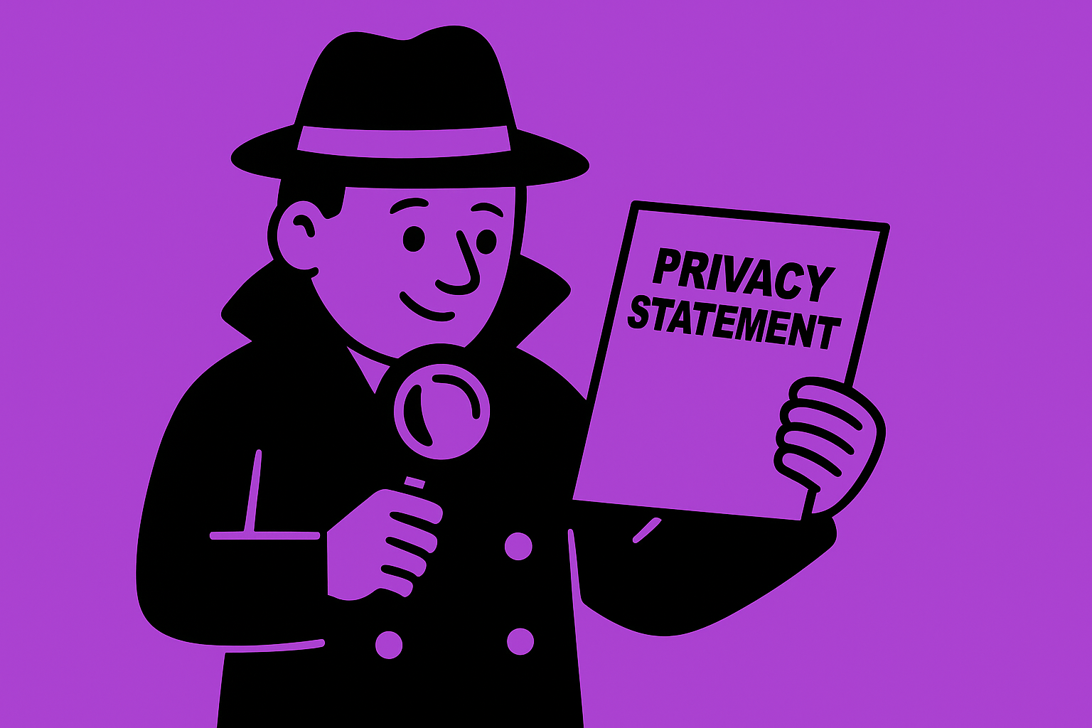 Illustratie bij de privacy statement